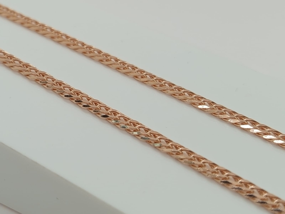 ЦЕПЬ ПОЛНОВЕСНАЯ Ромб двойной (Au 585)