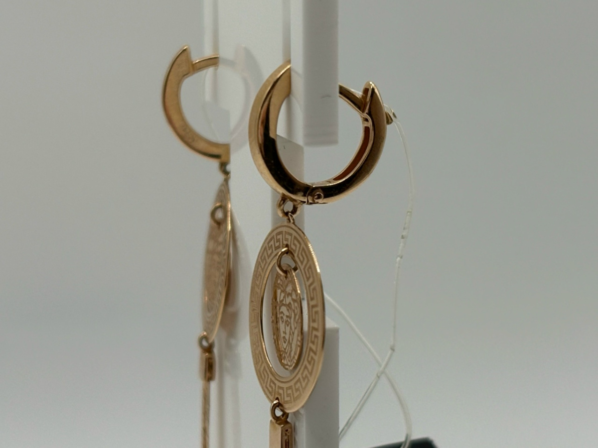 СЕРЬГИ БЕЗ КАМНЯ (Au 585)