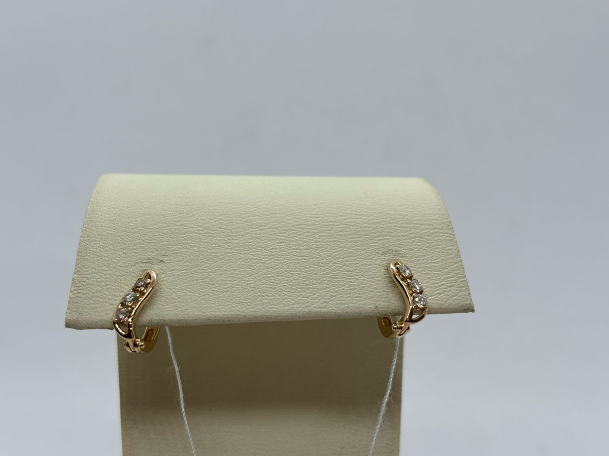 СЕРЬГИ БРИЛЛИАНТ (Au 585)