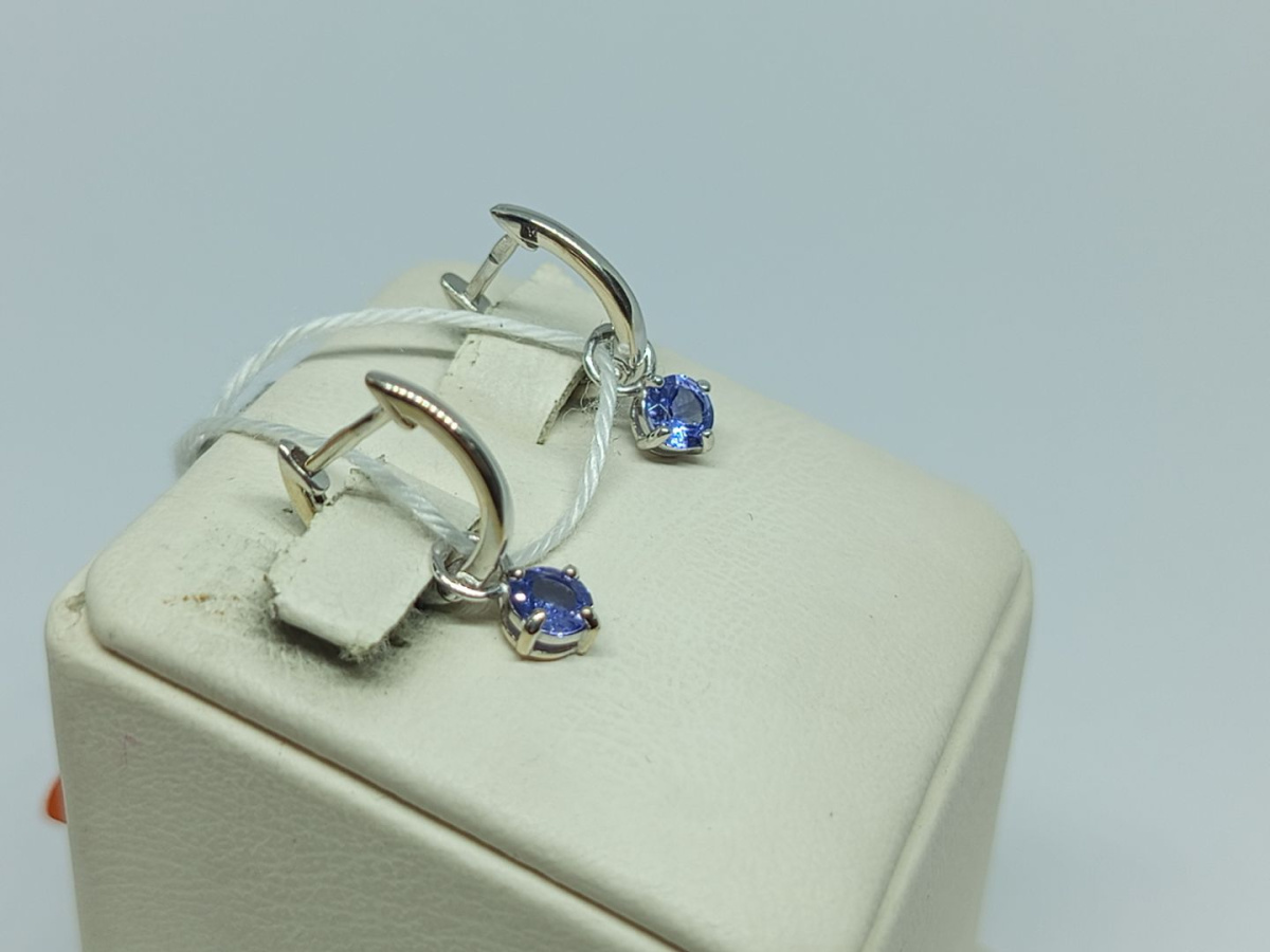 СЕРЬГИ С КАМНЕМ (Au 585)