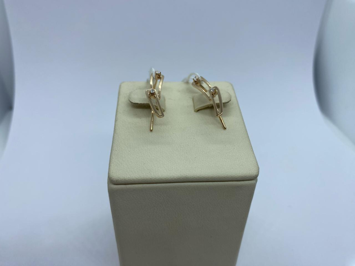 С СЕРЬГИ КАФФЫ (Au 585)