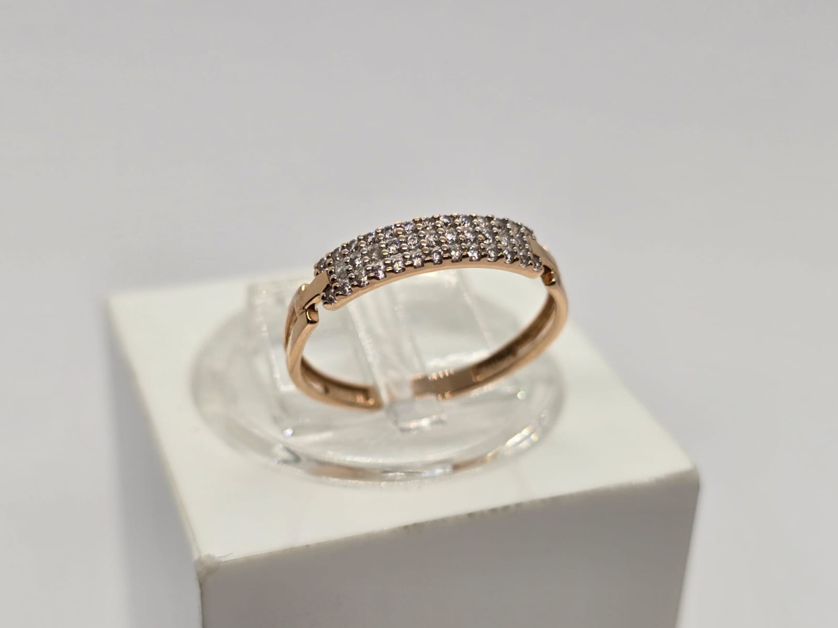 КОЛКМИ585 КОЛЬЦО С КАМНЯМИ (Au 585)