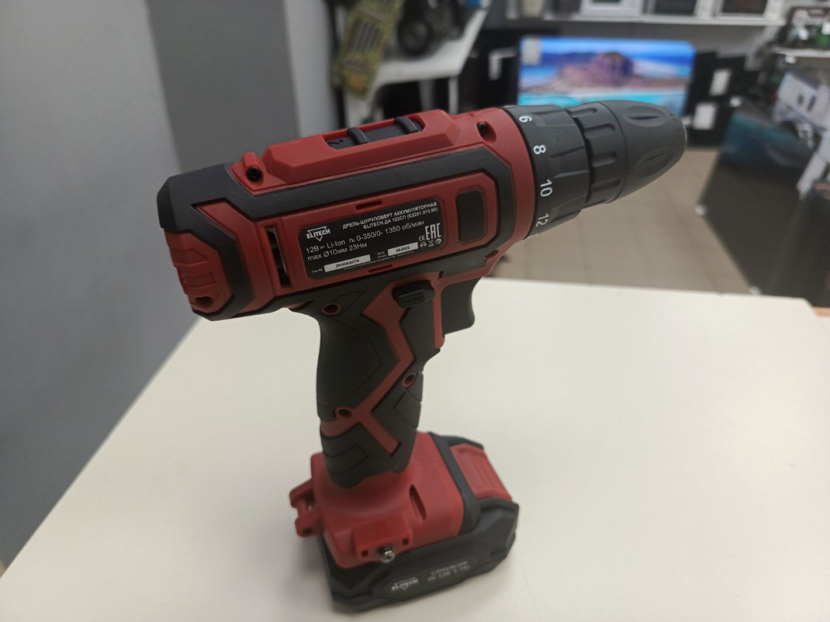 Шуруповерт Elitech ДА 122СЛ