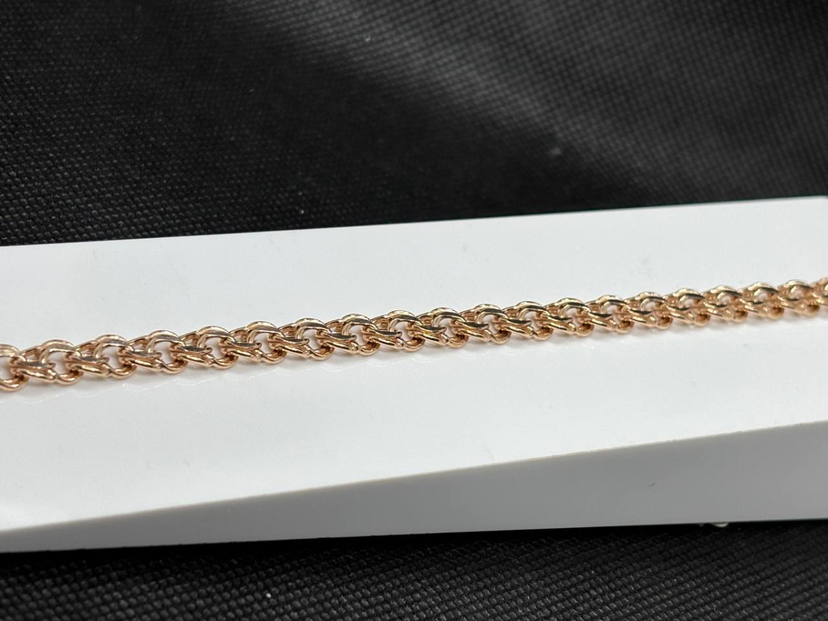 БРАСЛЕТ ПУСТОТЕЛЫЙ Нона бисмарк (Au 585)