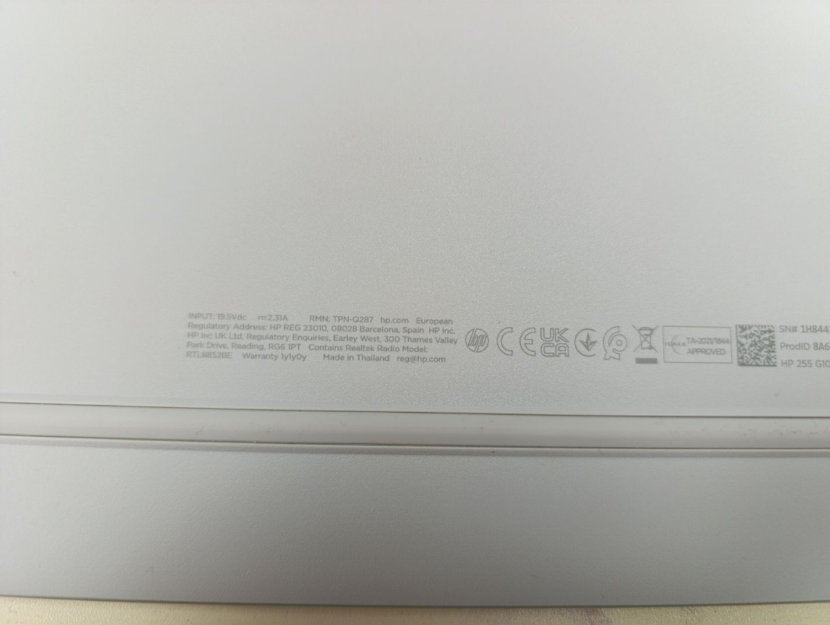 Ноутбук HP; Ryzen 5 7520U, AMD Radeon (TM) Graphics, 8 Гб, Нет, 500 Гб