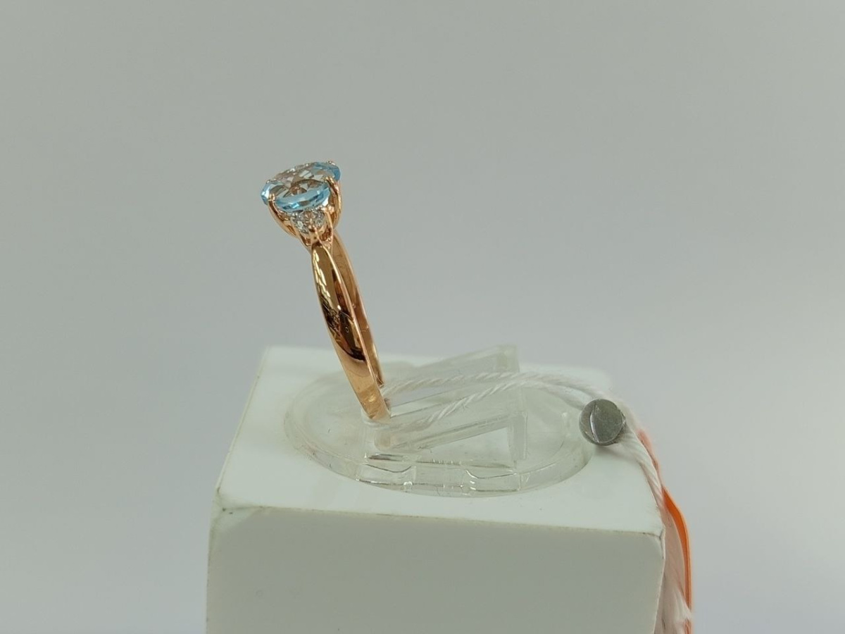 КОЛЬЦО С КАМНЯМИ (Au 585)