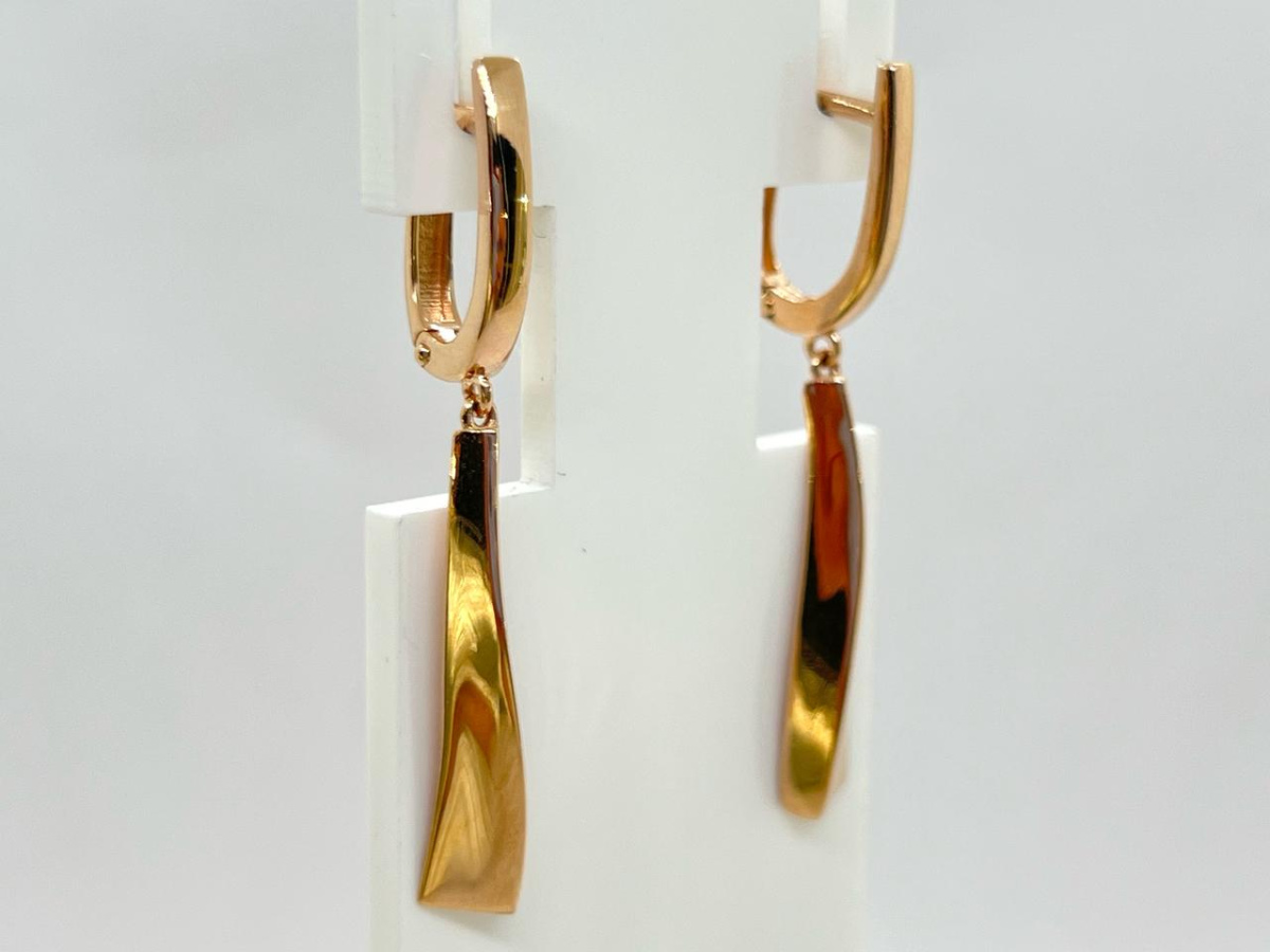 СЕРЬГИ С КАМНЯМИ (Au 585)