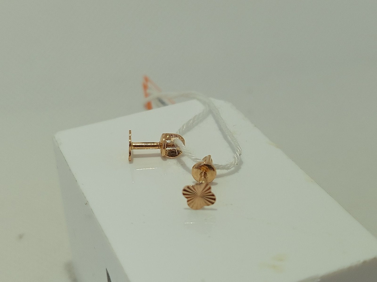 СПУС585 СЕРЬГИ ПУСЕТЫ (Au 585)