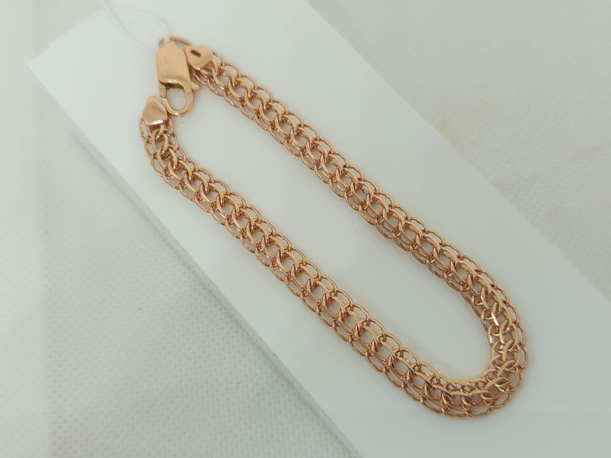 БРАСЛЕТ ПОЛНОВЕСНЫЙ Итальянка Au 585