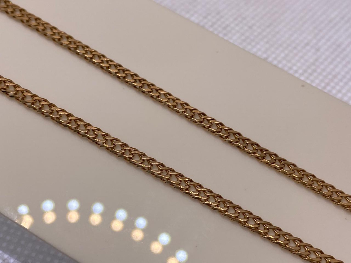 ЦЕПЬ ПОЛНОВЕСНАЯ Ромб двойной (Au 585)