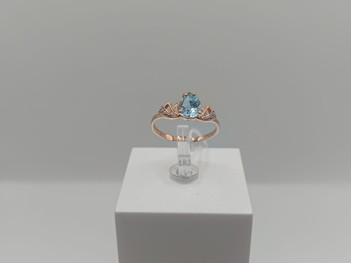 КОЛКМИ585 КОЛЬЦО С КАМНЯМИ (Au 585)