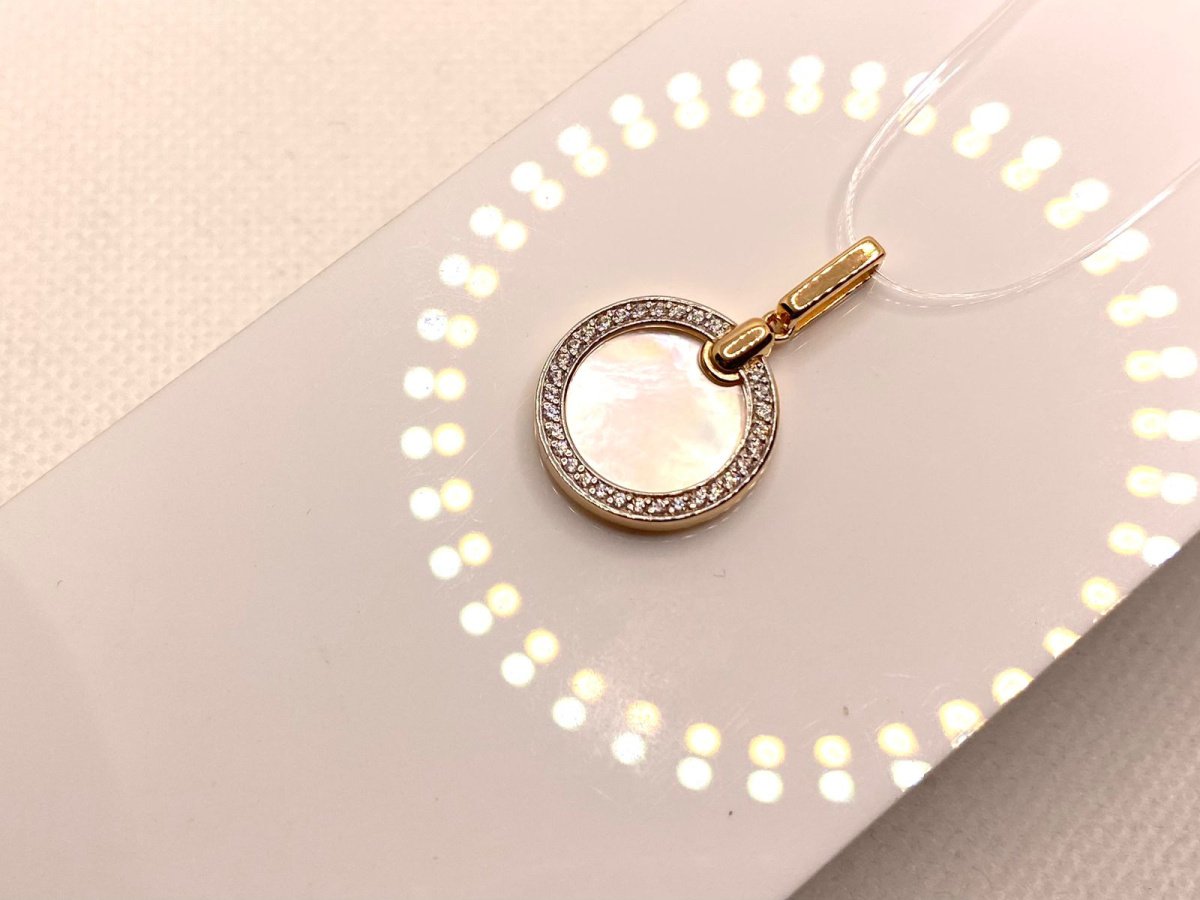 ПОДВЕСКА С КАМНЯМИ (Au 585)