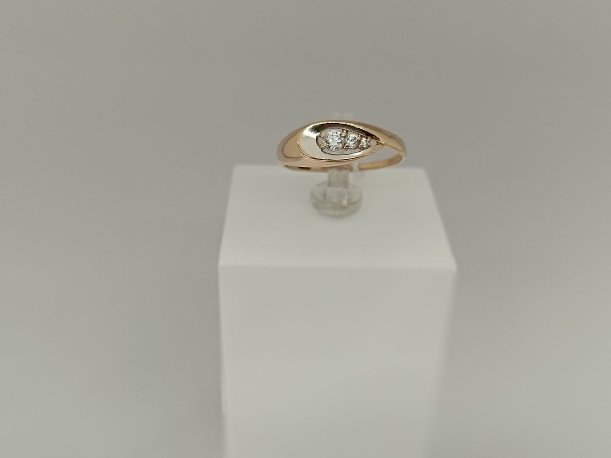 КОЛКМИ585 КОЛЬЦО С КАМНЯМИ (Au 585)