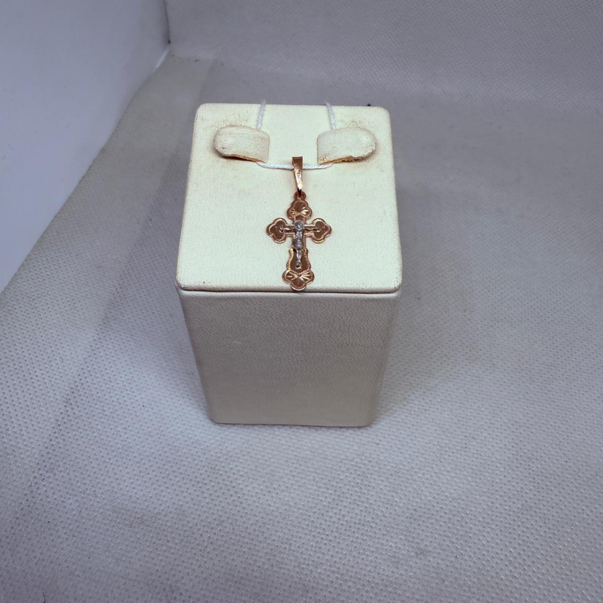 ПОДКБК585 ПОДВЕСКА КРЕСТ БЕЗ КАМНЯ (Au 585)