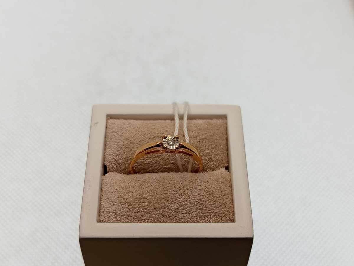 КОЛЬЦО БРИЛЛИАНТ Au 585