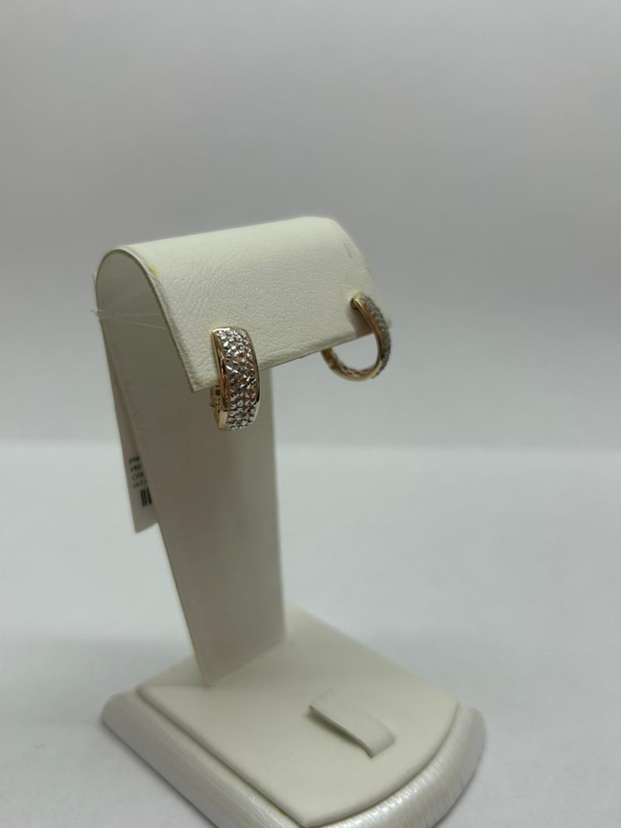 СЕРЬГИ БЕЗ КАМНЯ (Au 585)