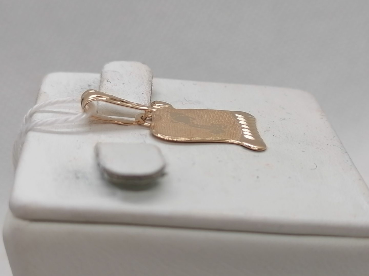 ПОДВЕСКА ЗНАК ЗОДИАКА ВОДОЛЕЙ Au 585
