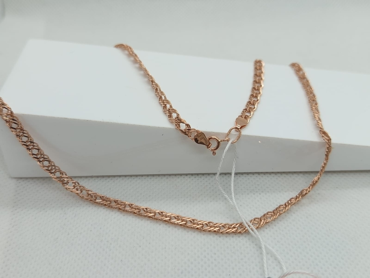 ЦЛР3585 ЦЕПЬ ПОЛНОВЕСНАЯ Ромб тройной (Au 585)