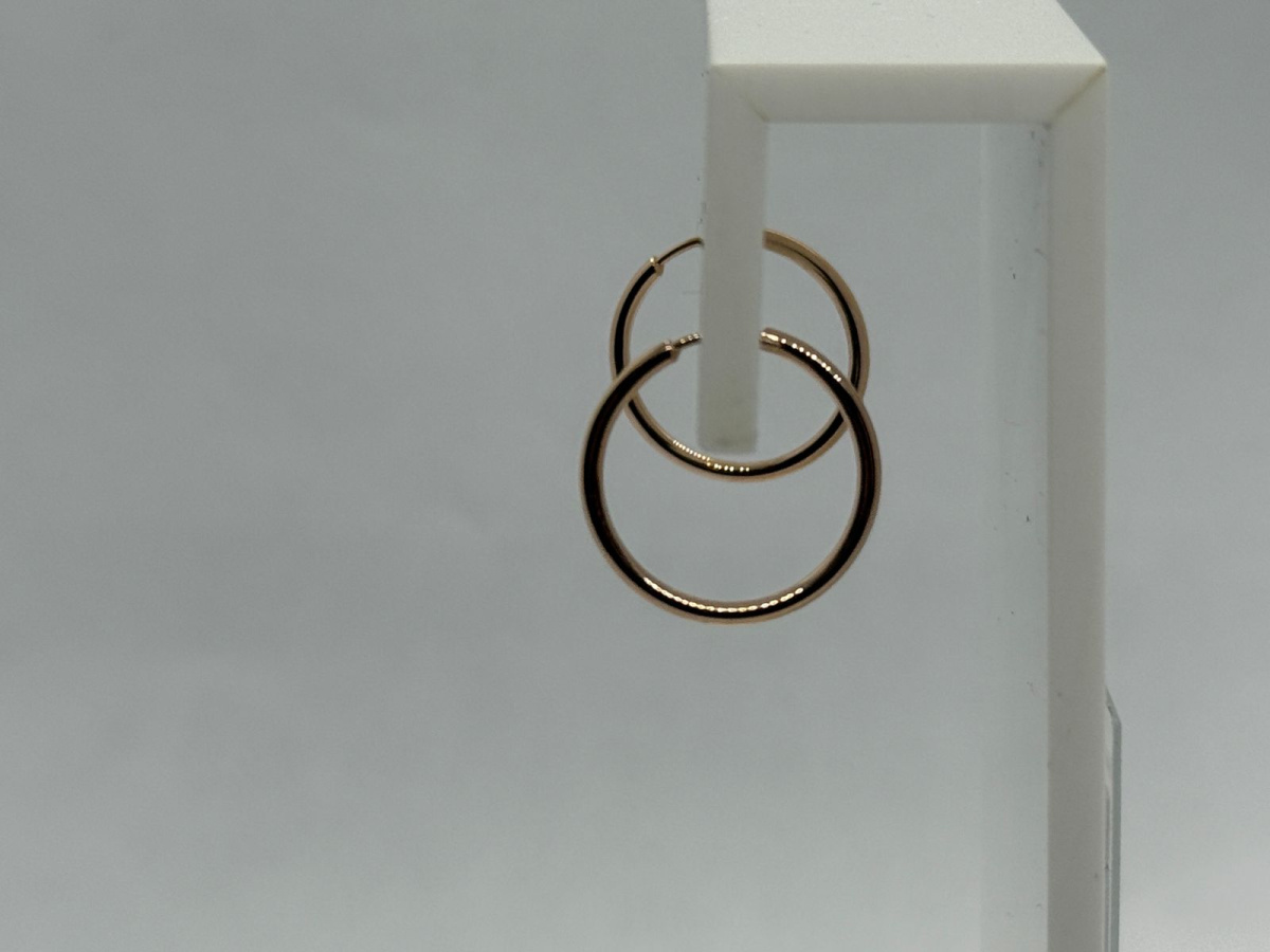 СЕРЬГИ КОНГО без камня (Au 585)