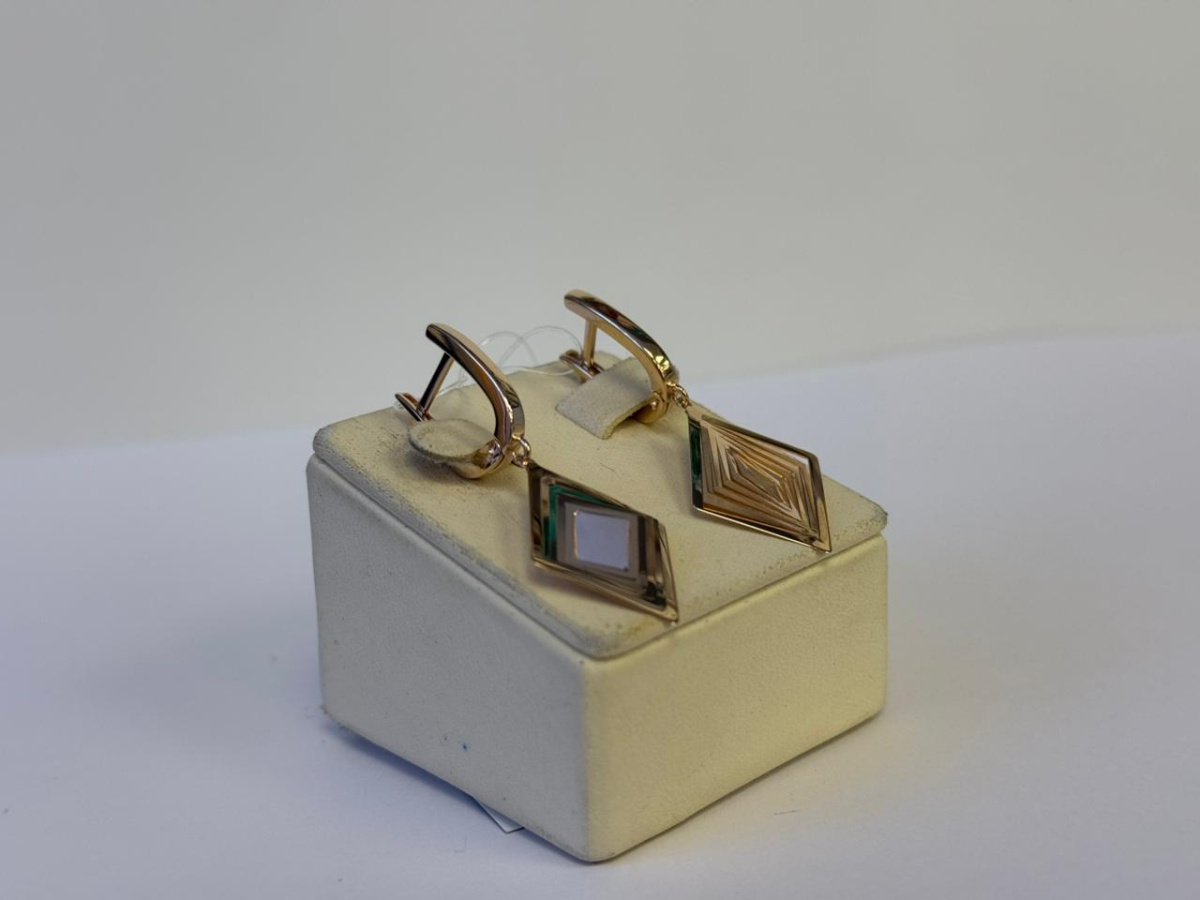 СЕРЬГИ БЕЗ КАМНЯ (Au 585)