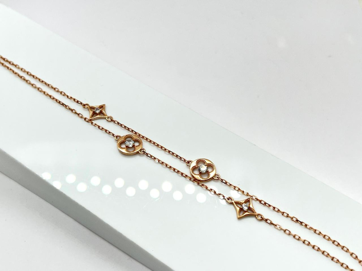 БРАСЛЕТ С КАМНЯМИ (Au 585)