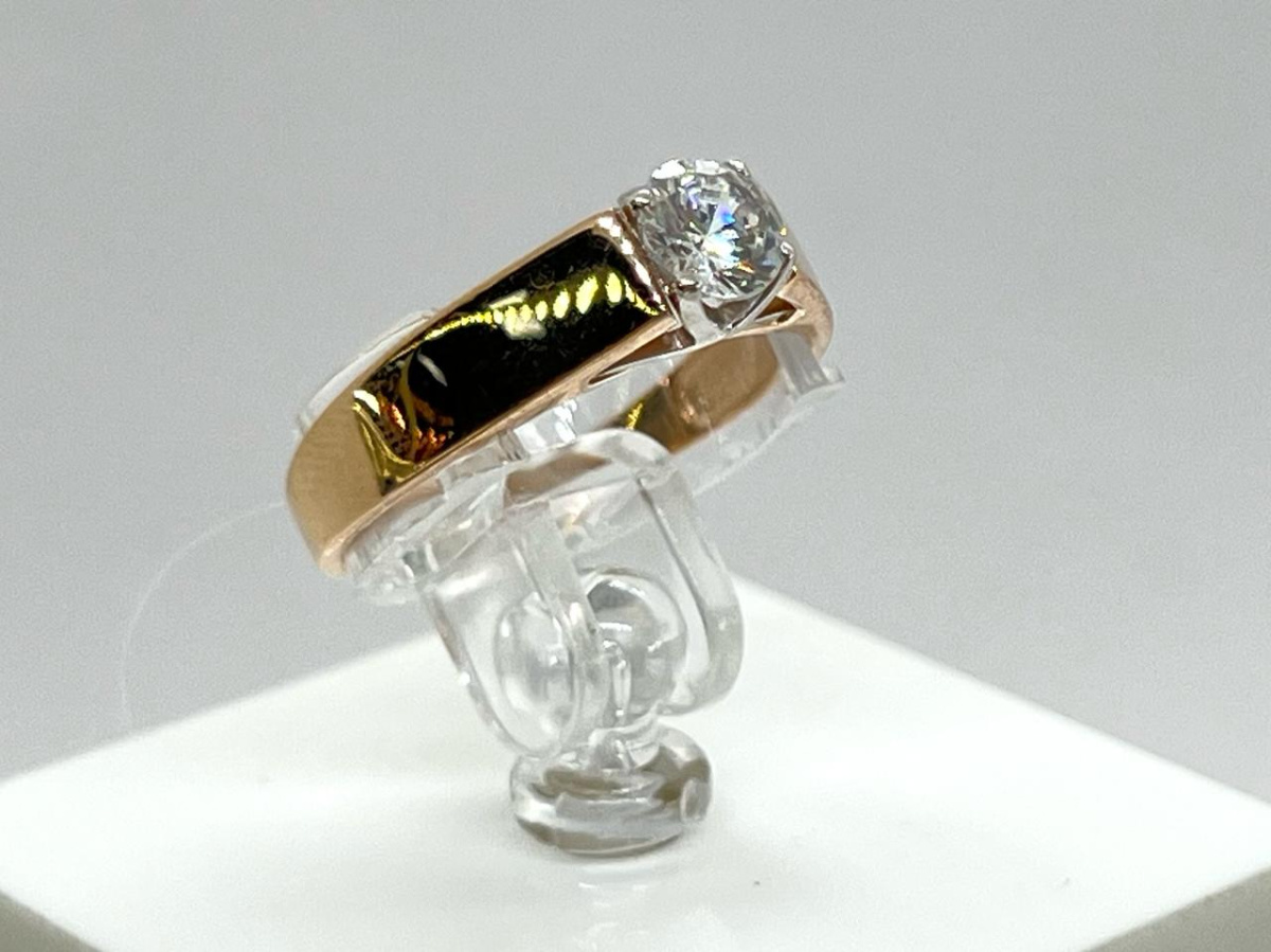 КОЛЬЦО С КАМНЕМ (Au 585)