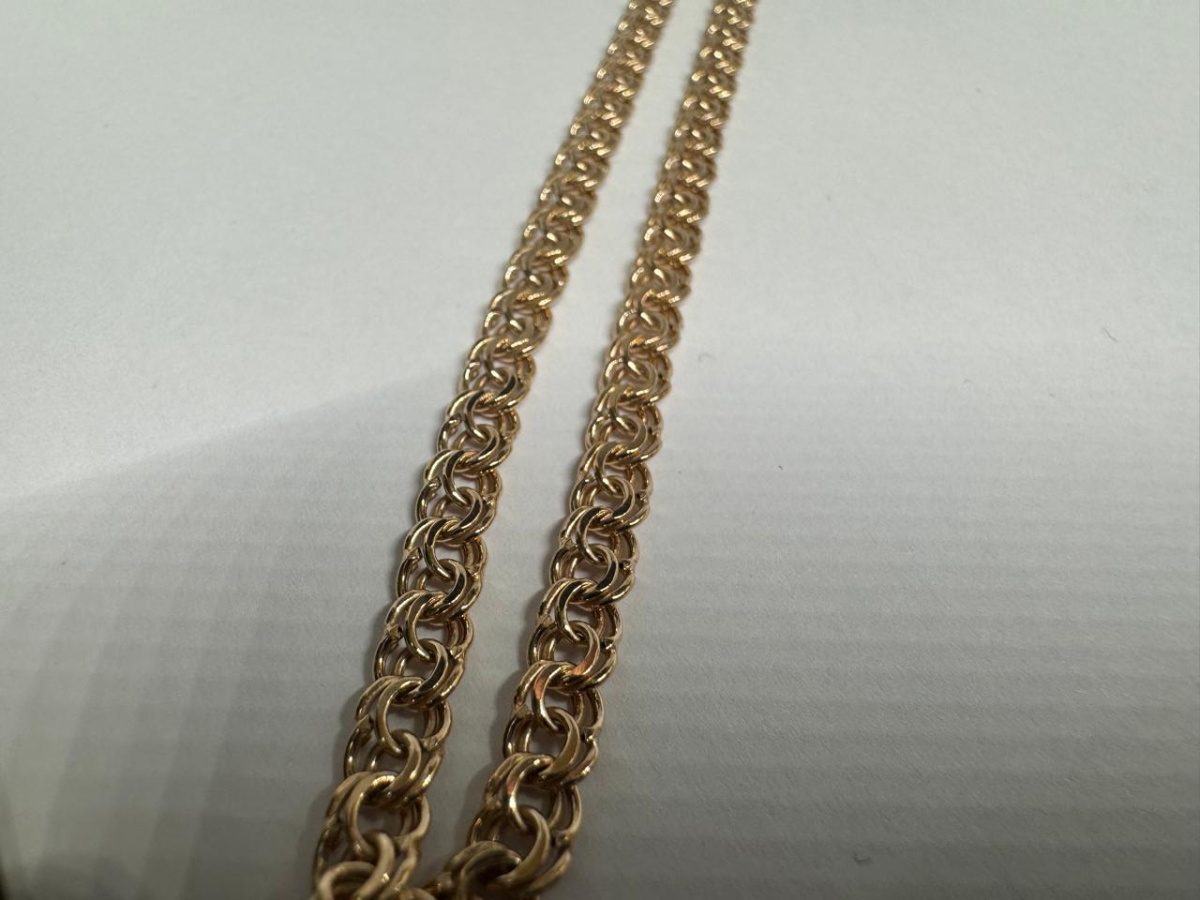 570006022 ЦЕПЬ ПУСТОТЕЛАЯ Бисмарк (Au 585)