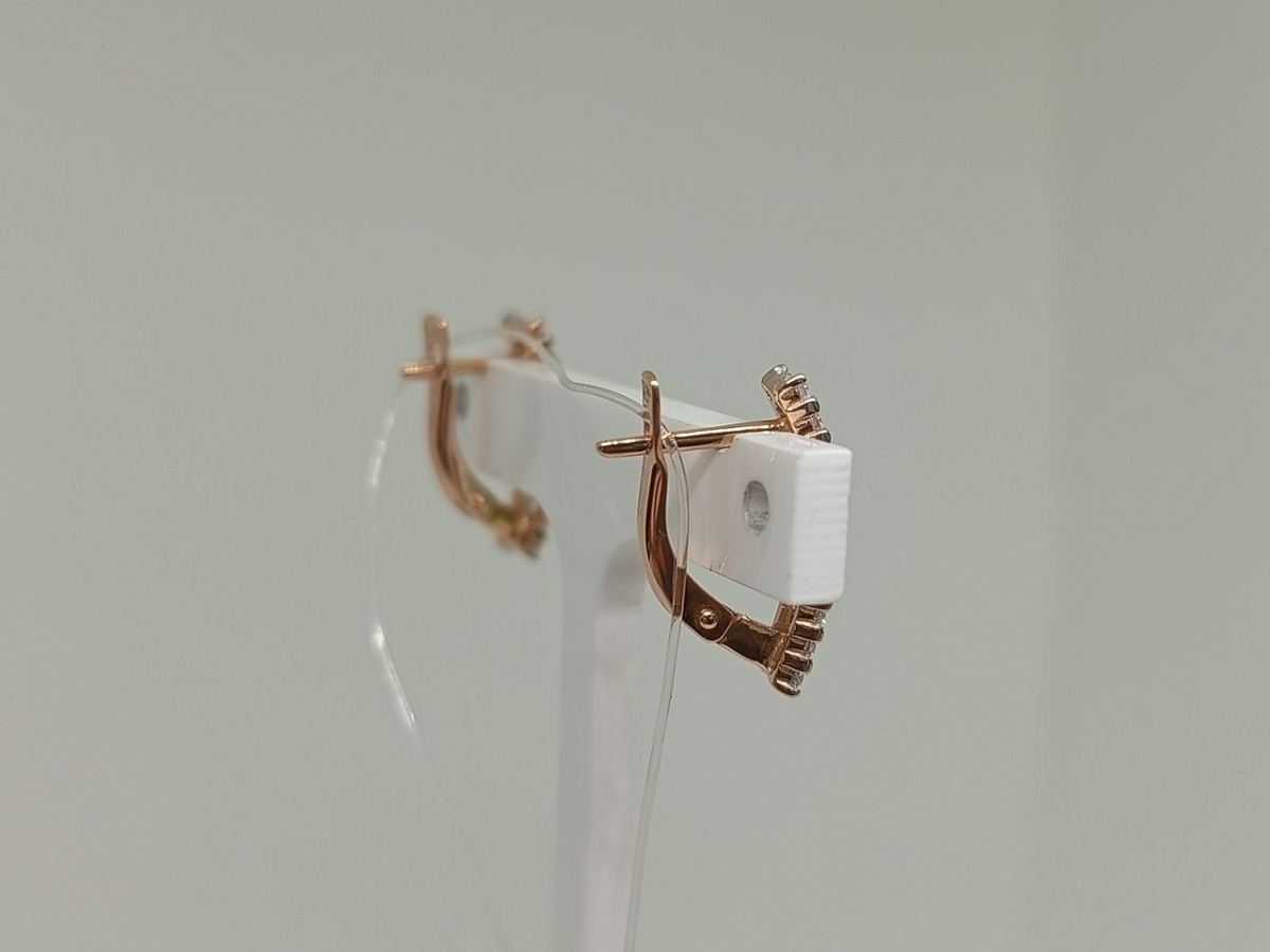 СЕРЬГИ С КАМНЯМИ (Au 585)