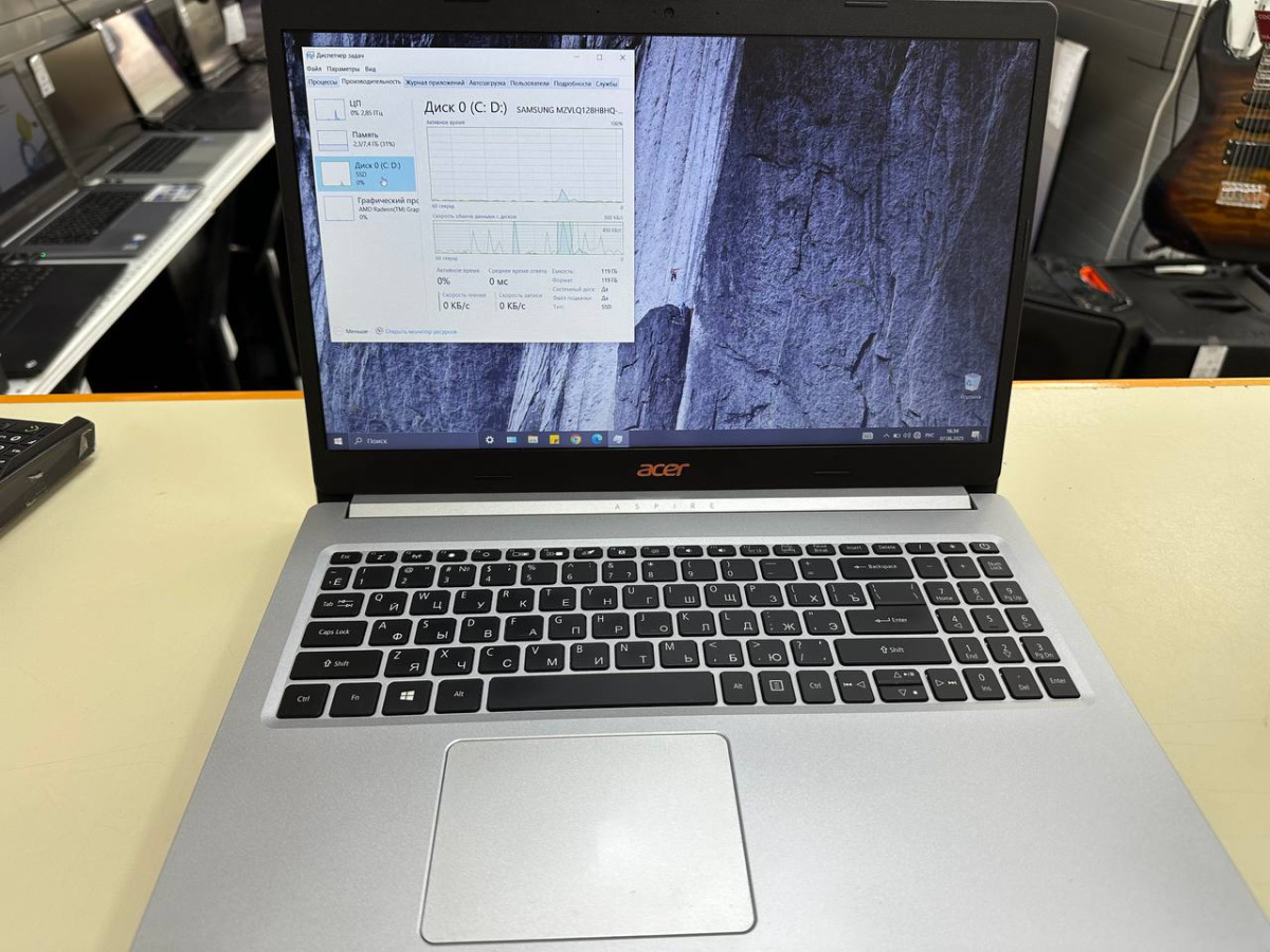 Ноутбук Acer; 3-5300U, AMD Radeon (TM) Graphics, 8 Гб, 128 Гб, Нет