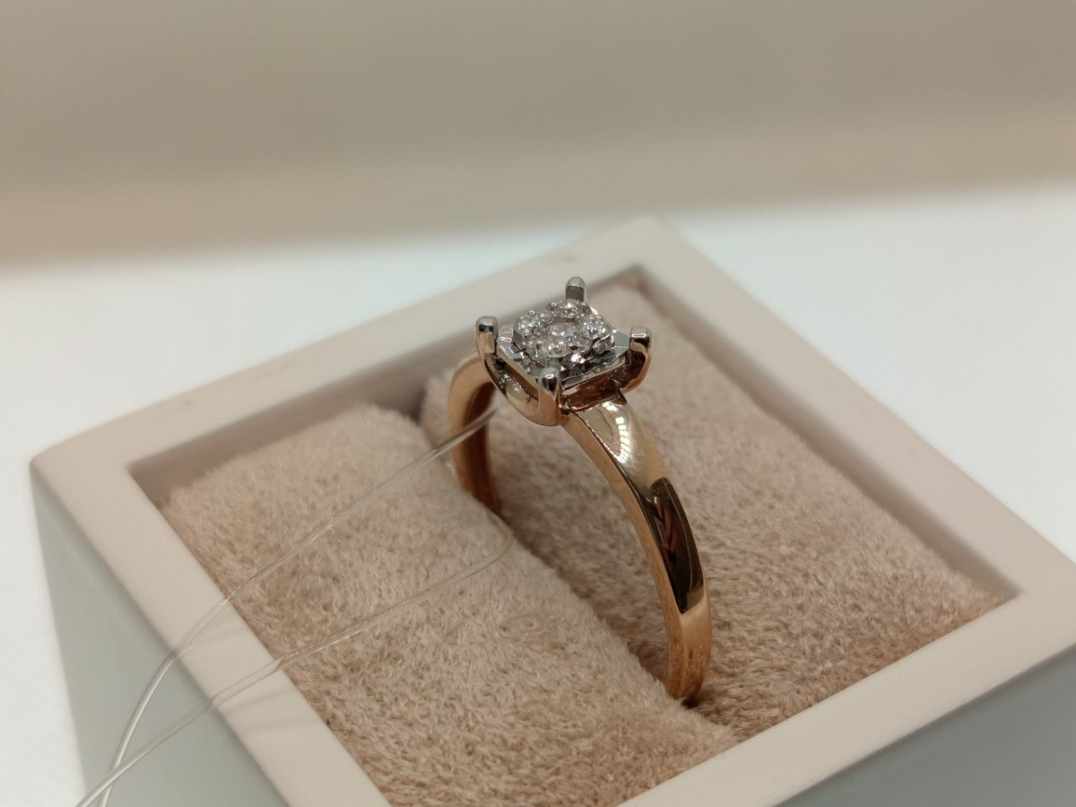 КОЛЬЦО БРИЛЛИАНТ (Au 585)