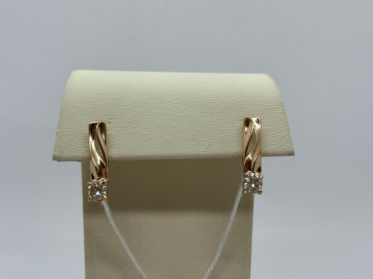 СЕРЬГИ БРИЛЛИАНТ (Au 585)