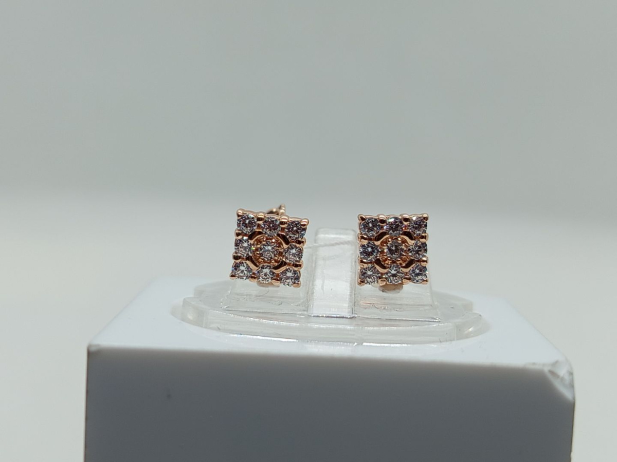 СПУС585 СЕРЬГИ ПУСЕТЫ (Au 585)