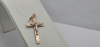 ПОДВЕСКА КРЕСТ без камня (Au 585)