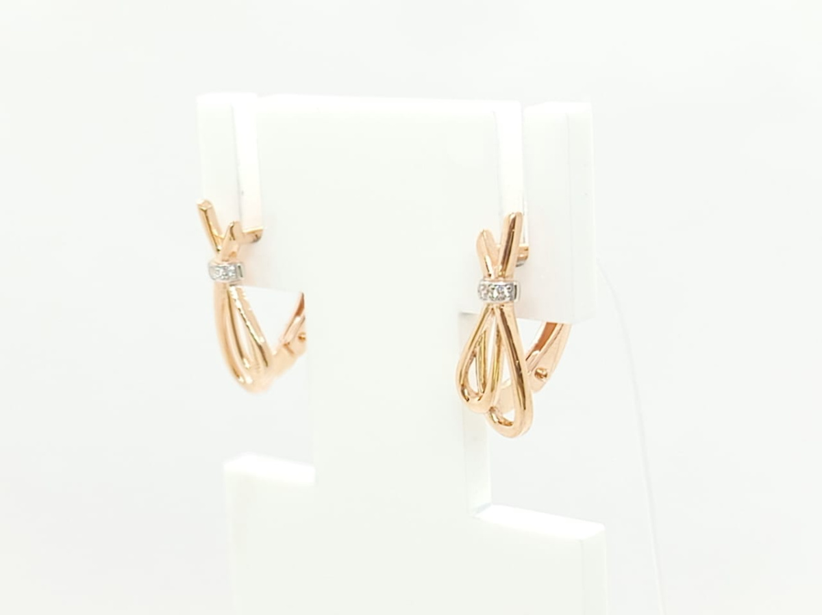 СЕРЬГИ С КАМНЯМИ (Au 585)