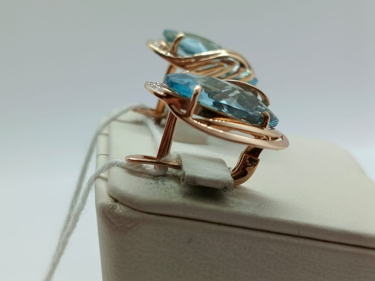 СКМИ585 СЕРЬГИ С КАМНЯМИ (Au 585) СКМИ585 СЕРЬГИ С КАМНЯМИ (Au 585)