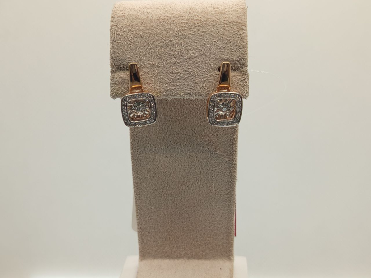 СЕРЬГИ БРИЛЛИАНТ (Au 585)