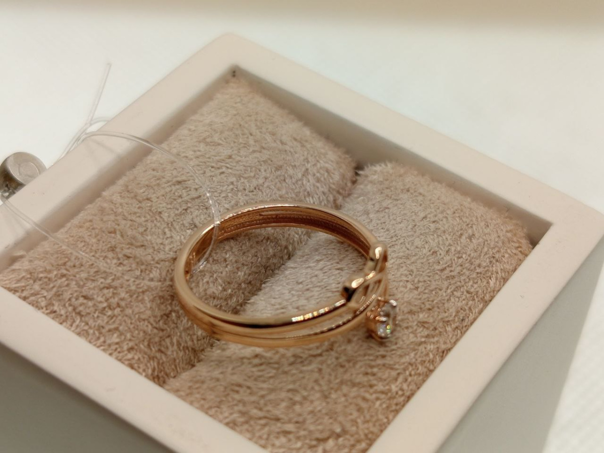 КОЛЬЦО С КАМНЕМ (Au 585)