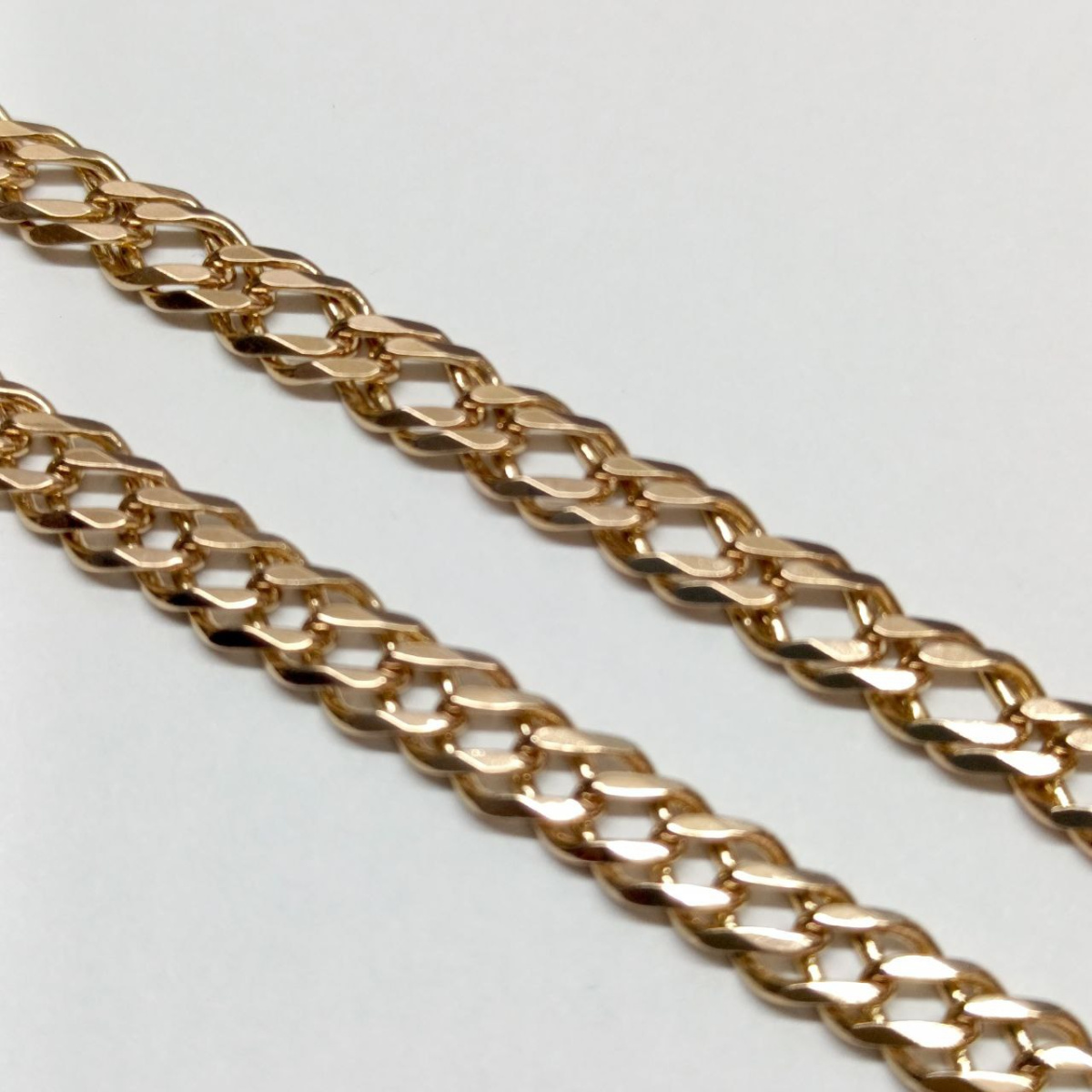 ЦЕПЬ ПОЛНОВЕСНАЯ Ромб двойной (Au 585)