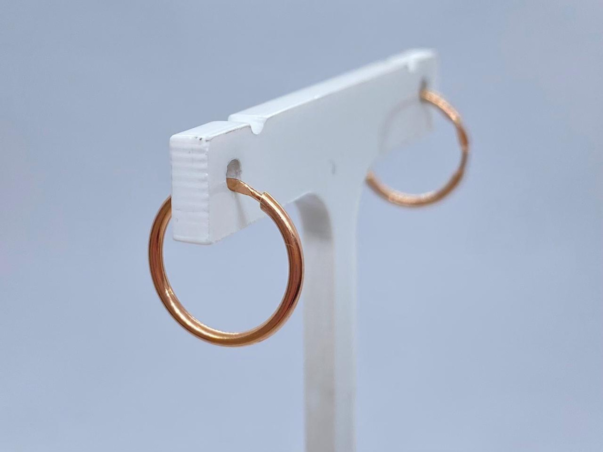 51-124-01587-1 СЕРЬГИ КОНГО без камня (Au 585)