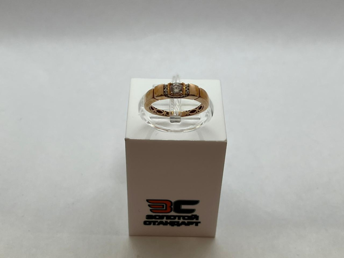 КОЛКМИ585 КОЛЬЦО С КАМНЯМИ (Au 585)