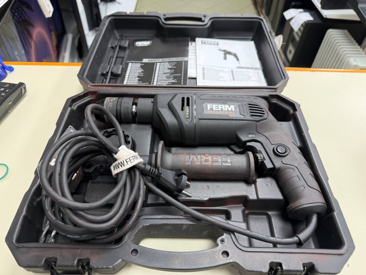 Дрель-безударная Ferm PDM1060