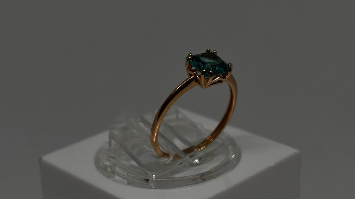 КОЛЬЦО С КАМНЕМ (Au 585)