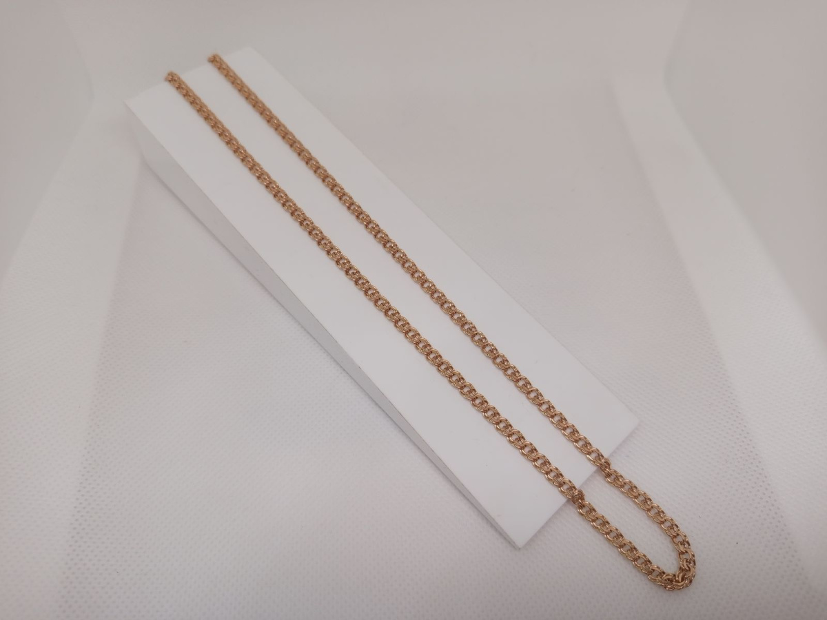 ЦПБС585 ЦЕПЬ ПУСТОТЕЛАЯ Бисмарк (Au 585)