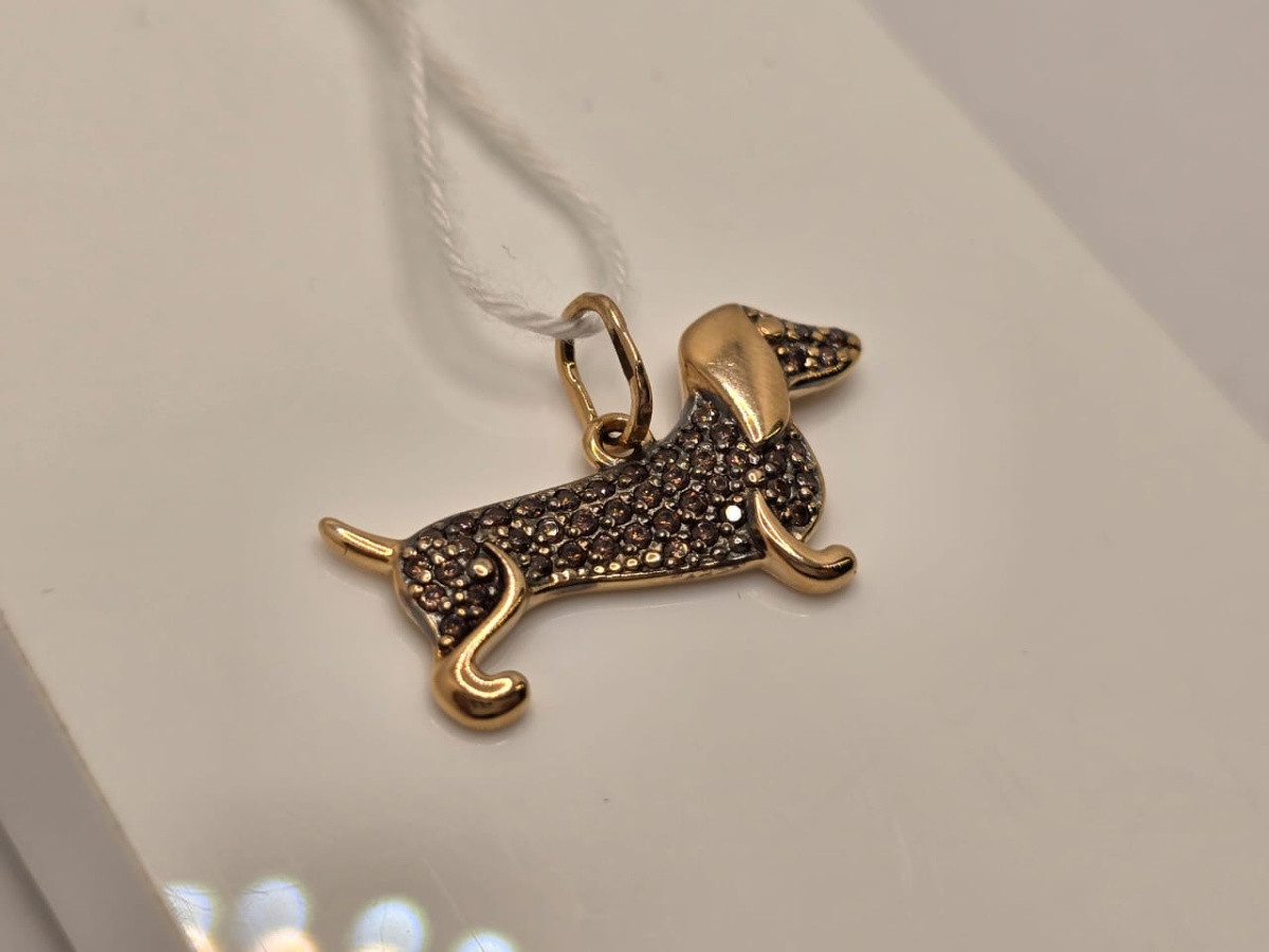 ПОДВЕСКА С КАМНЯМИ (Au 585)