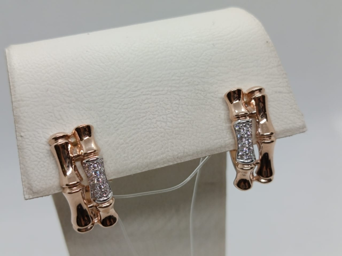 СЕРЬГИ С КАМНЯМИ (Au 585)