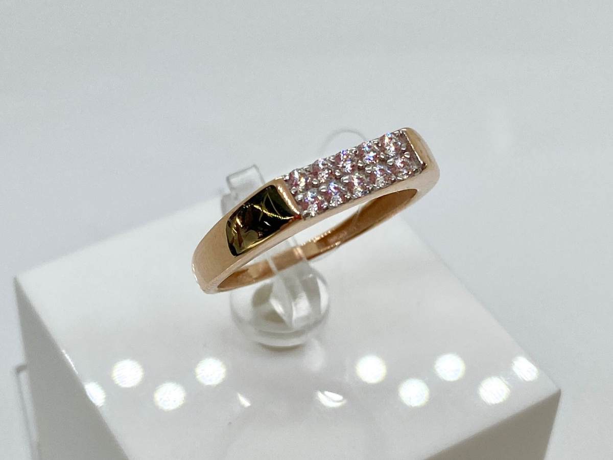 08-116414 КОЛЬЦО С КАМНЯМИ (Au 585)