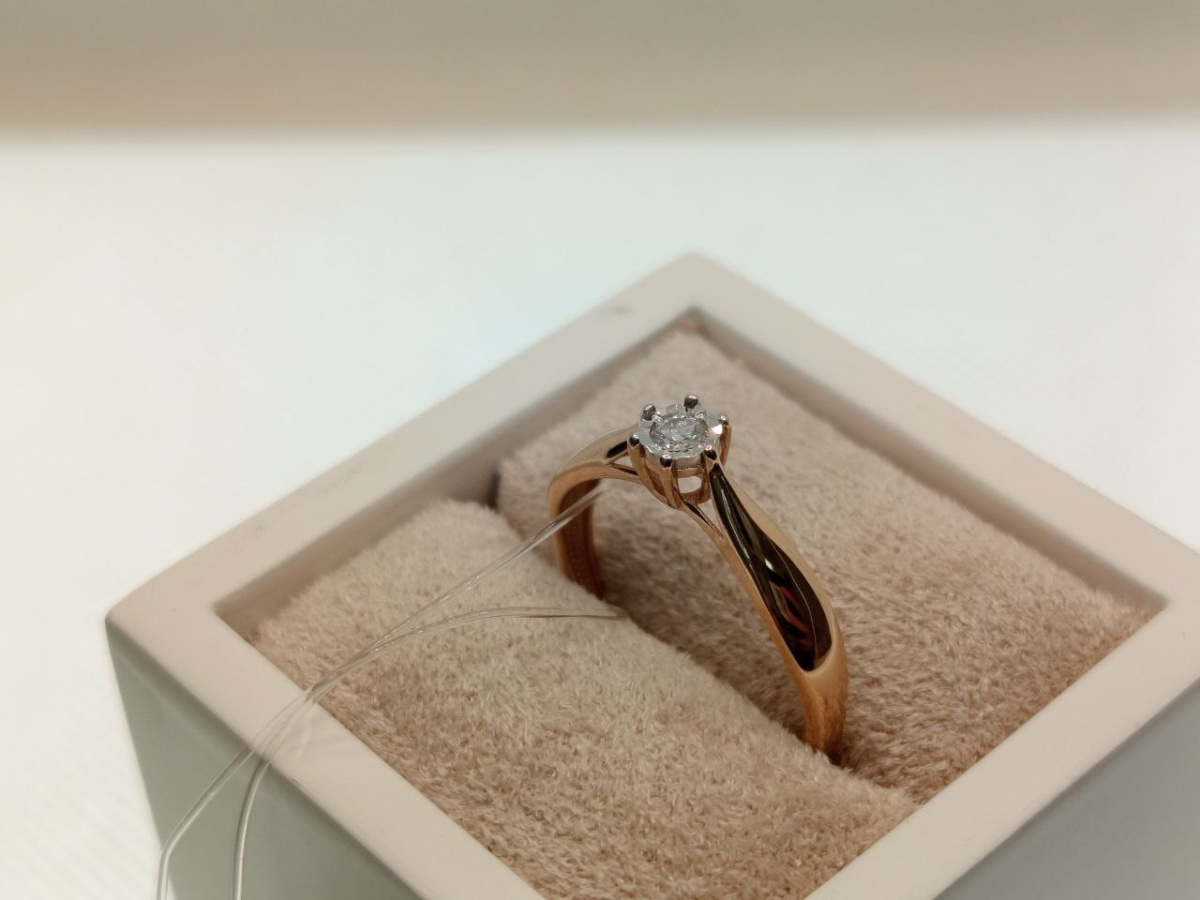 КОЛЬЦО БРИЛЛИАНТ (Au 585)