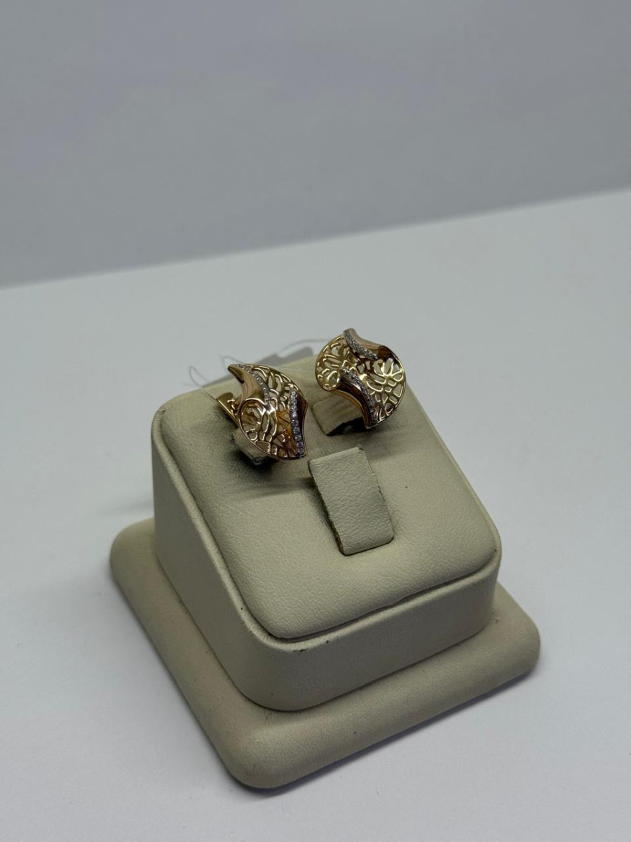 СЕРЬГИ С КАМНЯМИ (Au 585)