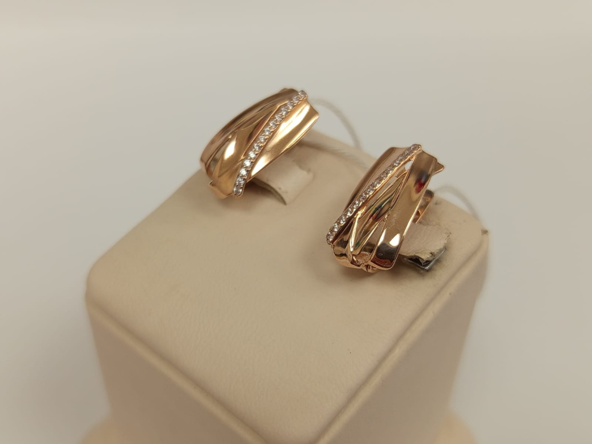 СКМИ585 СЕРЬГИ С КАМНЯМИ (Au 585) СКМИ585 СЕРЬГИ С КАМНЯМИ (Au 585)