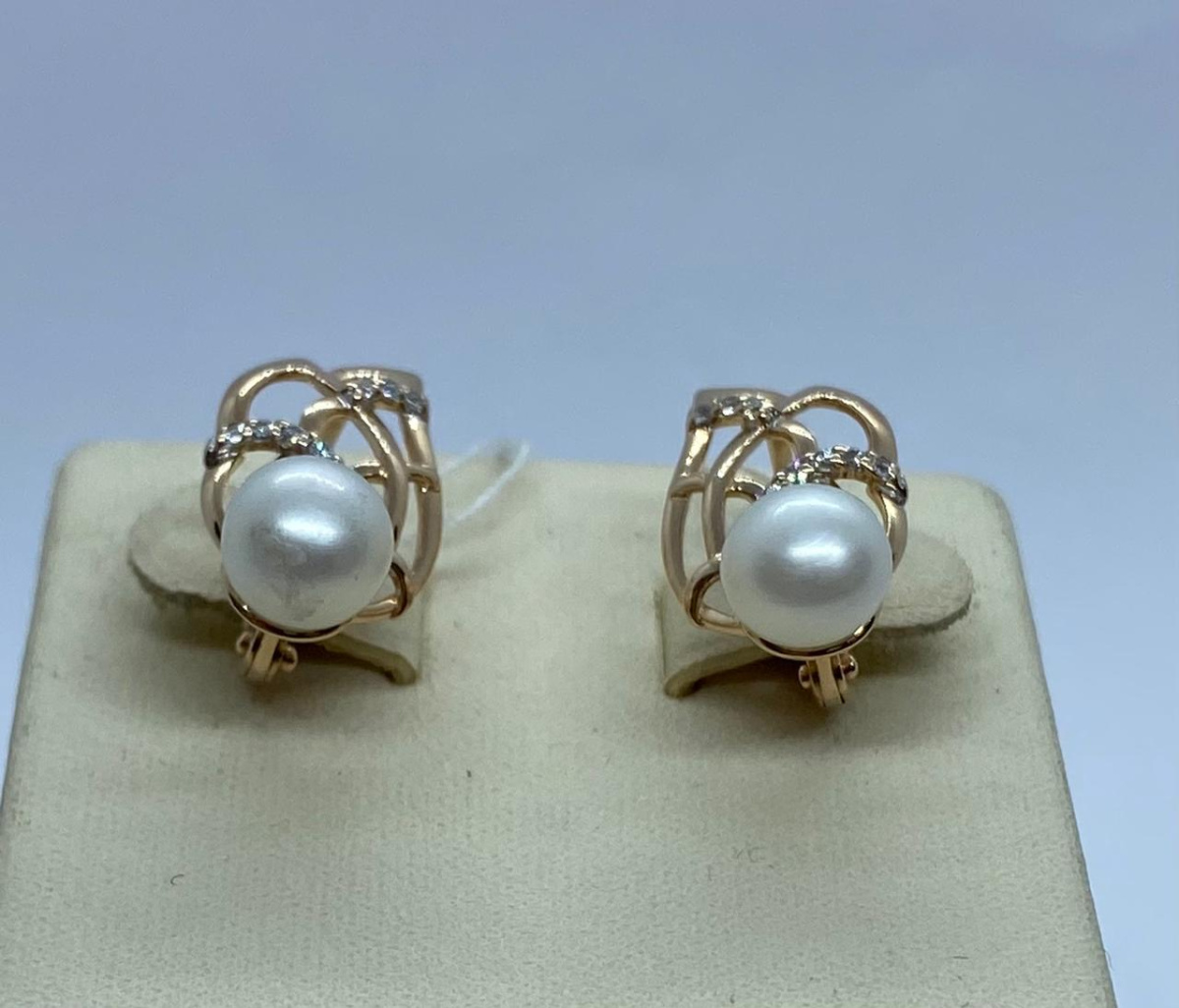 СЕРЬГИ С КАМНЯМИ (Au 585)